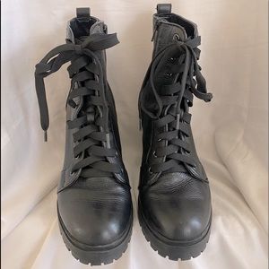 Steve Madden Laurie Lace Up Combat Boots